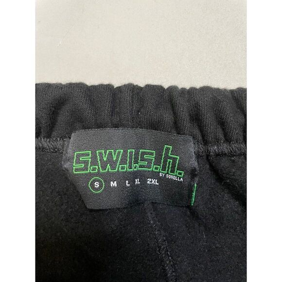 SWISH By Sorella World Wide Sweatpants Women Small Black S.W.I.S.H. - Picture 6 of 7